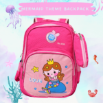 Bayberry Trendy Mermaid Theme School Bag for Girls.