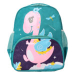 Bayberry Duck Cartoon Printed Bag For Kids (Green)