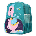 Bayberry Duck Cartoon Printed Bag For Kids (Green)