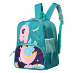 Bayberry Duck Cartoon Printed Bag For Kids (Green)