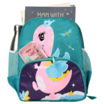 Bayberry Duck Cartoon Printed Bag For Kids (Green)