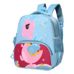 Bayberry Duck Cartoon Printed Bag For Kids (Sky Blue).