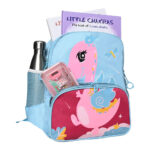 Bayberry Duck Cartoon Printed Bag For Kids (Sky Blue).