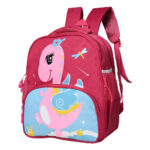 Bayberry  Duck Cartoon Printed Bag For Kids (Red)