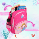 Bayberry Trendy Mermaid Theme School Bag for Girls.